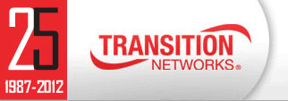 Transition Networks 25th Anniversary Logo