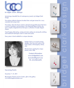 Bridget Clark Design One Sheet