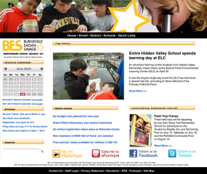 ISD 191 District Landing Page