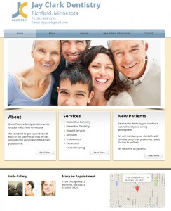 Jay Clark DDS Website and Logo