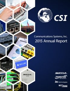 CSI 2015 Annual Report Front Cover