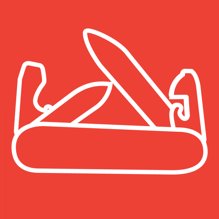Darren Byrnes Design Swiss Army Knife Logo